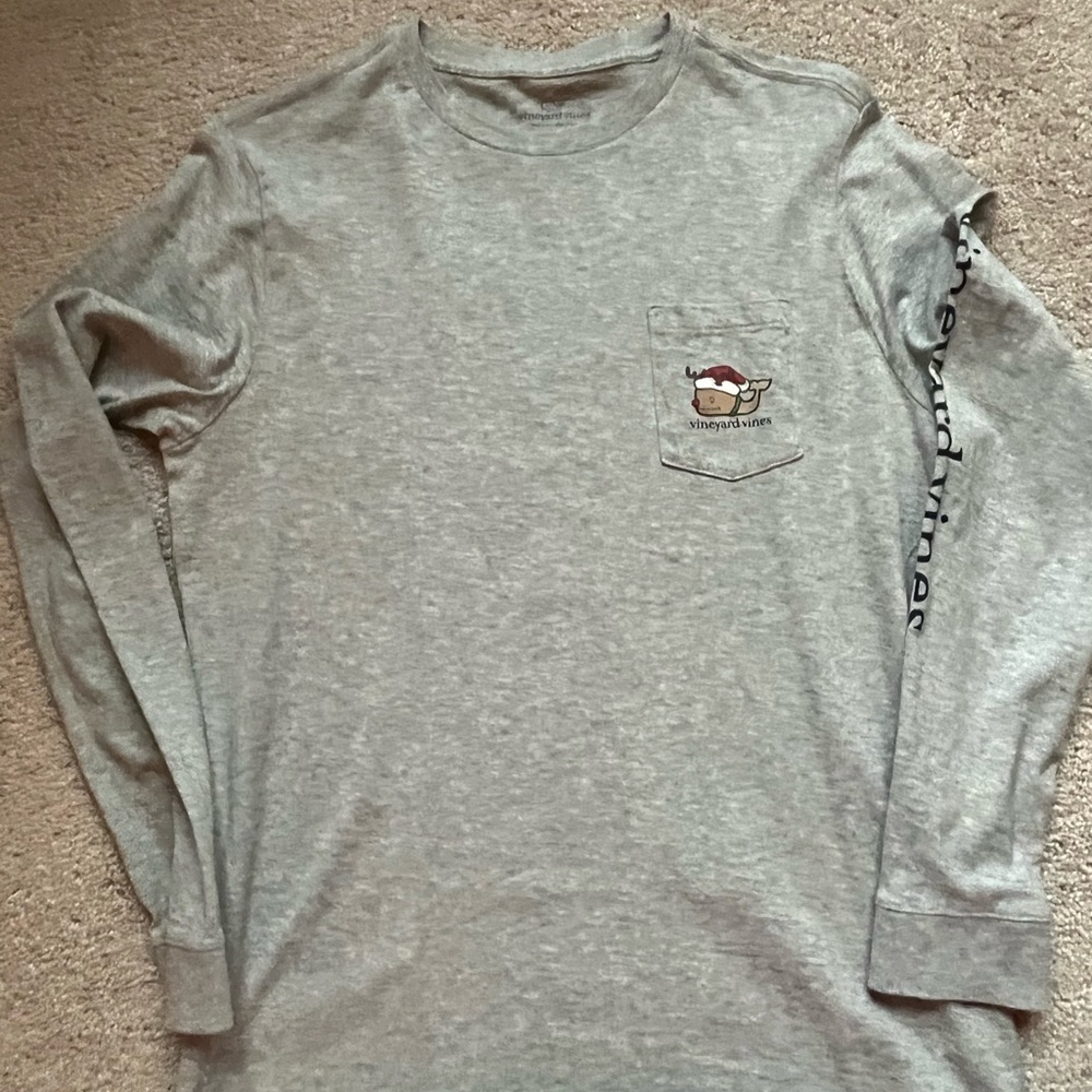 EUC Vineyard Vines Youth Size XL Christmas Shirt